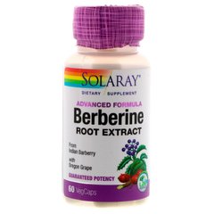 Берберин Berberine Solaray екстракт кореня 60 капсул