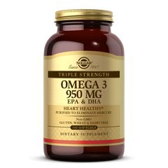 Фотография - Риб'ячий жир Омега - 3 Omega-3 EPA DHA Solgar потрійна сила 950 мг 50 капсул