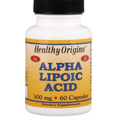 Альфа-ліпоєва кислота Alpha Lipoic Acid Healthy Origins 300 мг 60 капсул
