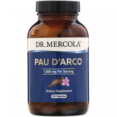 По д'арко Pau D' Arco Dr. Mercola 1000 мг 120 капсул