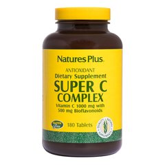 Фотография - Витамин C и биофлавоноиды Super C Complex Nature's Plus 1000/500 мг 180 таблеток
