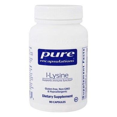 L-лизин l-Lysine Pure Encapsulations 90 капсул