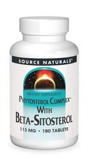 Фотография - Бета ситостерол Beta Sitosterol Source Naturals 113 мг 180 таблеток