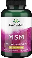 Фотография - МСМ метилсульфонилметан Ultra MSM Swanson 1000 мг 120 капсул