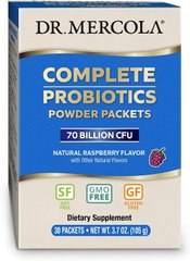 Комплекс пробіотиків для дітей Complete Probiotics Powder Packets for Kids Dr. Mercola малина 30 пакетиків