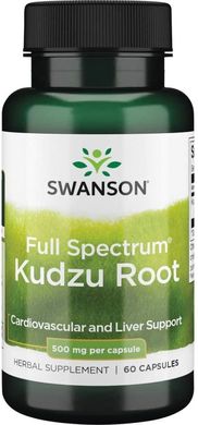 Фотография - Коріння Кудзу Kudzu Root Swanson 500 мг 60 капсул