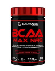 Амінокислоти BCAA MAX NRG Galvanize Nutrition вишнева бомба 240 г