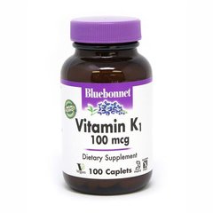 Фотография - Вітамін К1 Vitamin K1 Bluebonnet Nutrition 100 мкг 100 каплет