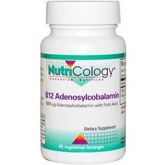 Витамин В12 аденозилкобаламин B12 Adenosylcobalamin Nutricology 60 леденцов