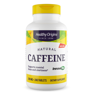 Фотография - Кофеїн з чаю Natural Caffeine Featuring InnovaTea Healthy Origins 200 мг 240 таблеток
