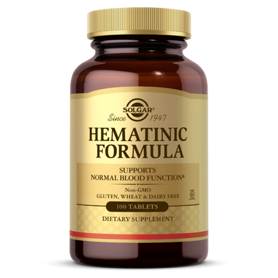 Поддержка здоровья крови Hematinic Formula 100 таблеток