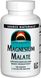 Магній Magnesium Malate Source Naturals 180 таблеток