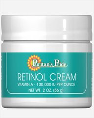 Фотография - Крем Retinol Cream (Vitamin A) Puritan's Pride 100000 МО 56 г