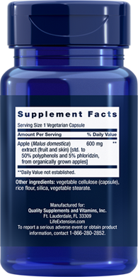 Фотография - Полифенолы яблочные AppleWise Polyphenol Life Extention экстракт 600 мг 30 капсул