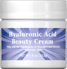 Фотография - Крем с гиалуроновою кислотою Nature Smart HyaLuronic Acid Beauty Cream Puritan's Pride 113 г