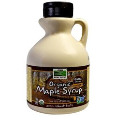 Фотография - Кленовий сироп Maple Syrup Now Foods 473 мл
