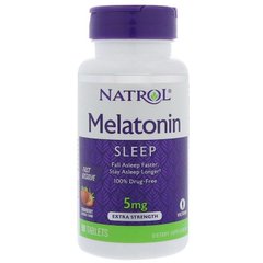 Фотография - Мелатонін Melatonin Natrol полуниця 5 мг 90 таблеток