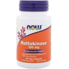 Фотография - Наттокиназа Nattokinase Now Foods 100 мг 60 капсул