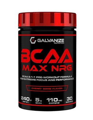 Аминокислоты BCAA MAX NRG Galvanize Nutrition манго 240 г