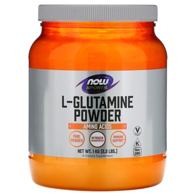 L-Глютамин L-Glutamine Powder Now Foods порошок 1 кг