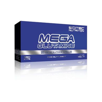 Глютамін Mega Glutamine Scitec Nutrition 120 капсул