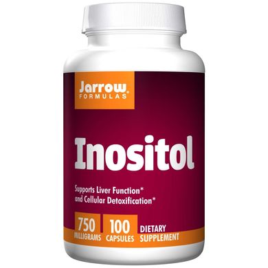 Витамин В8 Инозитол Inositol Jarrow Formulas 750 мг 100 капсул