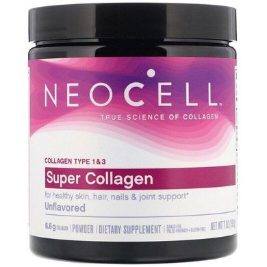 Супер Колаген Тип 1 і 3 Super Collagen Neocell 6000 мг 198 г