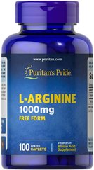 L- Аргінін L-Arginine Puritan's Pride 1000 мг 100 каплет
