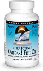 Фотография - Рыбий жир Omega-3 Fish Oil Source Naturals арктический 850 мг 120 капсул