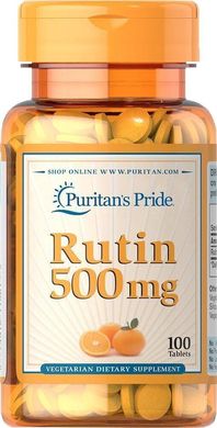 Фотография - Рутин Rutin Puritan's Pride 500 мг 100 таблеток