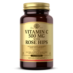 Фотография - Витамин С с шиповником Vitamin C With Rose Hips Solgar 500 мг 250 таблеток