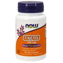 Фотография - 7 кето Дегидроэпиандростерон 7-Keto Now Foods 100 мг 30 капсул