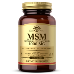 Фотография - Метилсульфонілметан MSM Solgar 1000 мг 60 таблеток