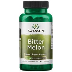 Гірка диня Bitter Melon Swanson 500 мг 60 капсул