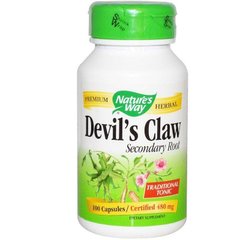 Кіготь диявола Devil's Claw Nature's Way бульби 480 мг 100 капсул
