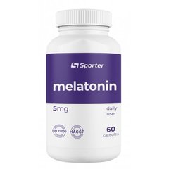 Фотография - Мелатонін Melatonin Sporter 5 мг 60 капсул