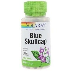 Фотография - Шоломниця екстракт Blue Skullcap Solaray 425 мг 100 капсул