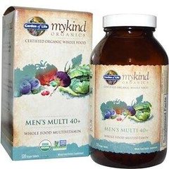Фотография - Вітаміни для чоловіків 40+ MyKind Organics Men's Multi 40+ Garden of Life 120 таблеток