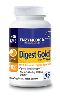 Фотография - Пищеварительные ферменты Digest Gold with ATPro Enzymedica 45 капсул