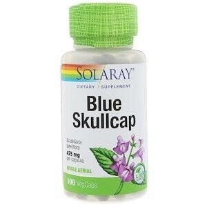 Фотография - Шлемник экстракт Blue Skullcap Solaray 425 мг 100 капсул