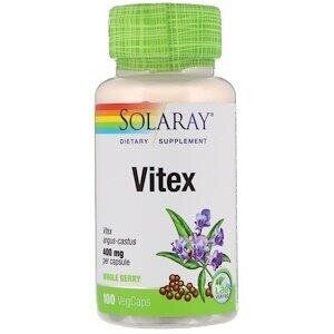 Фотография - Витекс Авраамово дерево Vitex Solaray 400 мг 100 капсул