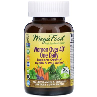Фотография - Вітаміни для жінок 40+ Women Over 40 One Daily MegaFood 90 таблеток
