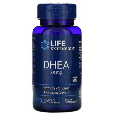Фотография - DHEA Дегідроепіандростерон DHEA Life Extension 25 мг 100 таблеток