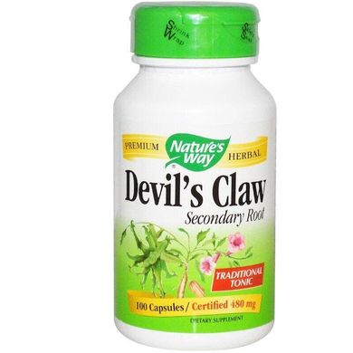 Коготь дьявола Devil's Claw Nature's Way 480 мг 100 капсул