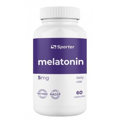 Фотография - Мелатонін Melatonin Sporter 5 мг 60 капсул