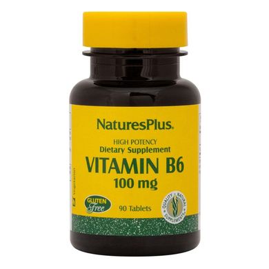 Витамин В6 Vitamin B6 Nature's Plus 100 мг 90 таблеток