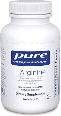 Аргинин l-Arginine Pure Encapsulations 90 капсул