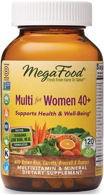 Фотография - Вітаміни для жінок 40+ Multi for Women 40+ MegaFood 60 таблеток