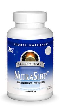 Фотография - Комплекс для здорового сна NutraSleep Source Naturals 100 таблеток
