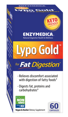 Фотография - Оптимізатор перетравлення жиру Lypo Gold For Fat Digestion Enzymedica 60 капсул